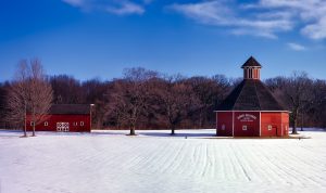 Indiana Farm In Winter 