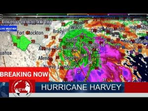 Hurricane Harvey Weather Map