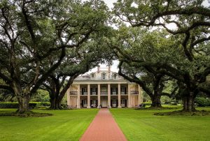 Oak Alley Plantation in rural Louisiana