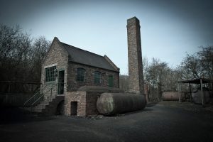 Old Home with a Large Chimney. 