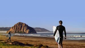 Surfing the California Coast